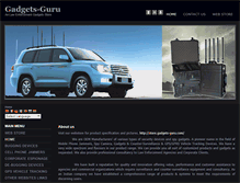 Tablet Screenshot of gadgets-guru.com